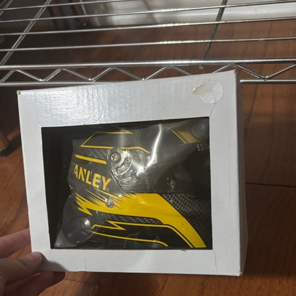 Stanley Edward’s mini helmet